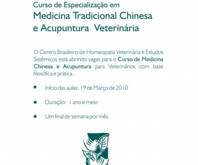Inscriões abertas para cursos de especialização CBHVET