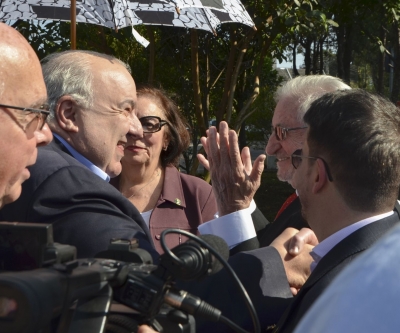 Jardinete inaugurado na capital paranaense eterniza nome da Professora Clotilde