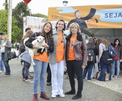 Feira de adoção de cães reabilitados marca Dia Mundial dos Animais em Curitiba