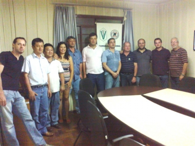 Da esquerda para a direita Lúcio Roberto B. Braga, Adriano Kagueama, Sérgio Hamada, Luciana Pereira, Fábio Segabinazzi, Edimar Gomes Filho, Fauze Geba