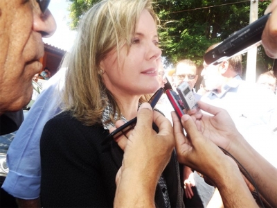 Gleisi Hoffmann, Ministra Chefe da Casa Civil, em Santo Antonio da Platina no lançamento do Programa de Desenvolvimento do Norte Pioneiro