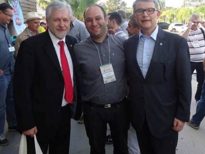 Na foto: O vereador Rafael Haddad, Jorge Samek, Diretor da Itaipu e Jorge Augusto Callado, Superintendente do IBAMA no Paraná.
